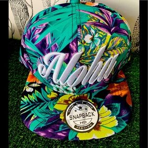 Brand new floral Aloha hat